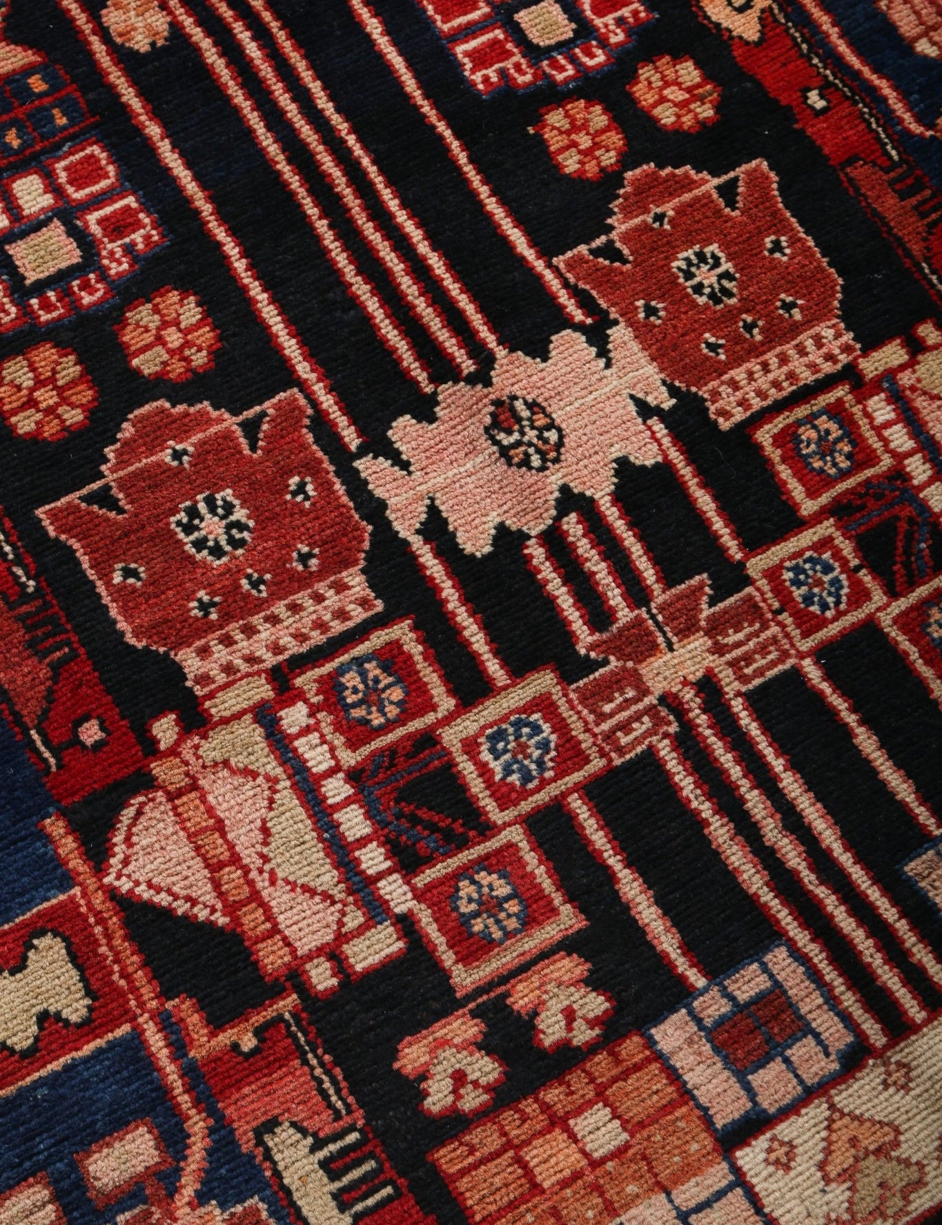 Persian Nahavand Runner Rug | 3' 8" x 16' 1" - Rug the Rock - 