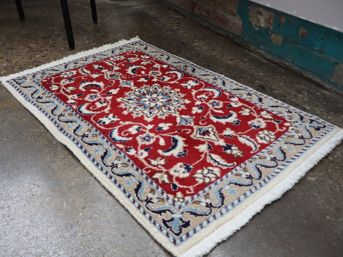 Persian Nain Rug | 1' 10" x 2' 11" - Rug the Rock - Small Rugs < 3' x 5'