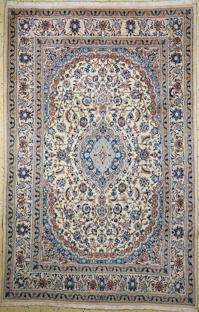 Persian Nain Rug | 6' 7" x 10' 2" - Rug the Rock