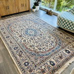 Persian Nain Rug | 6' 7" x 10' 2" - Rug the Rock