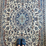 Persian Nain Rug | 6' 7" x 10' 2" - Rug the Rock