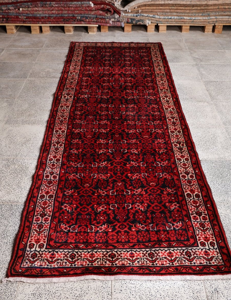 Persian Nanaj Runner Rug | 3' 5” x 10' - Rug the Rock - 