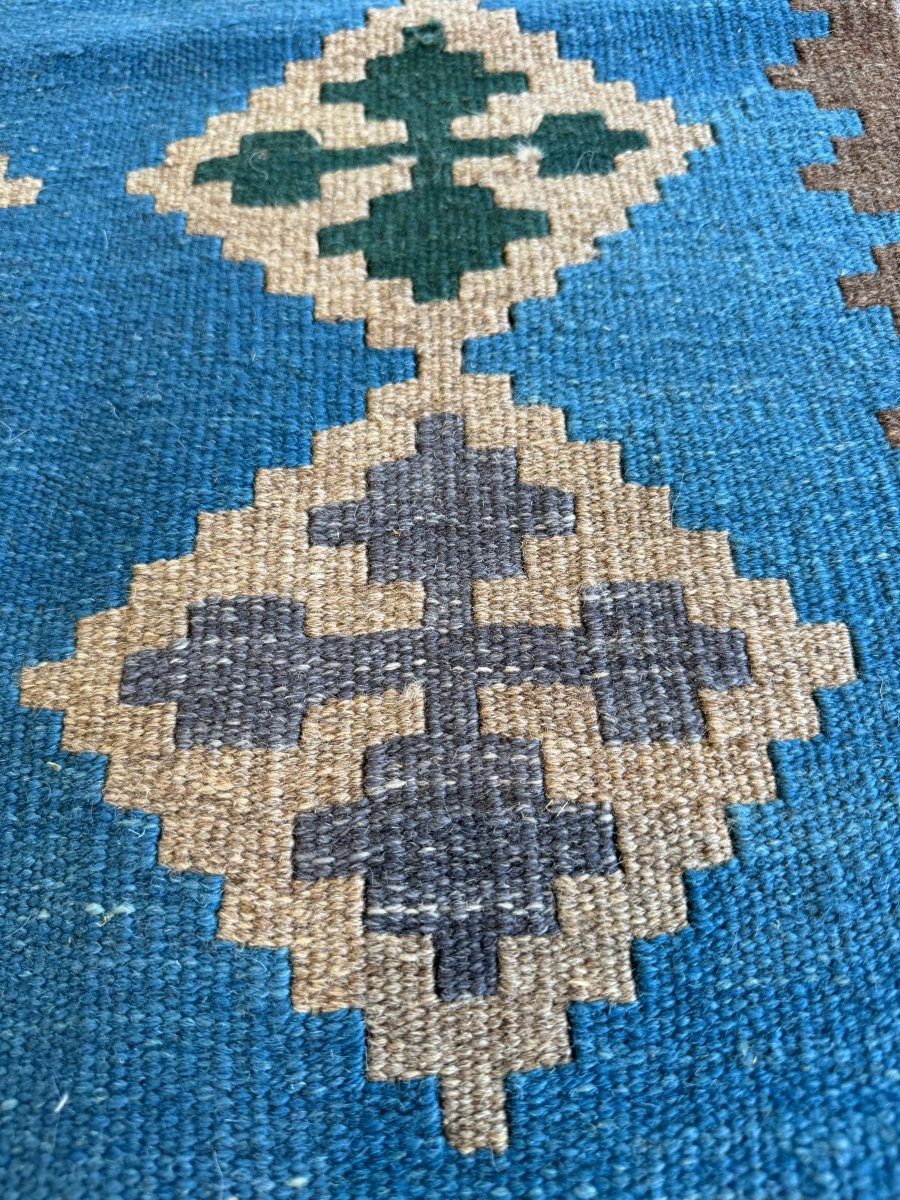 Persian Qashqai Kilim Rug | 2' 0" x 2' 11" - Rug the Rock