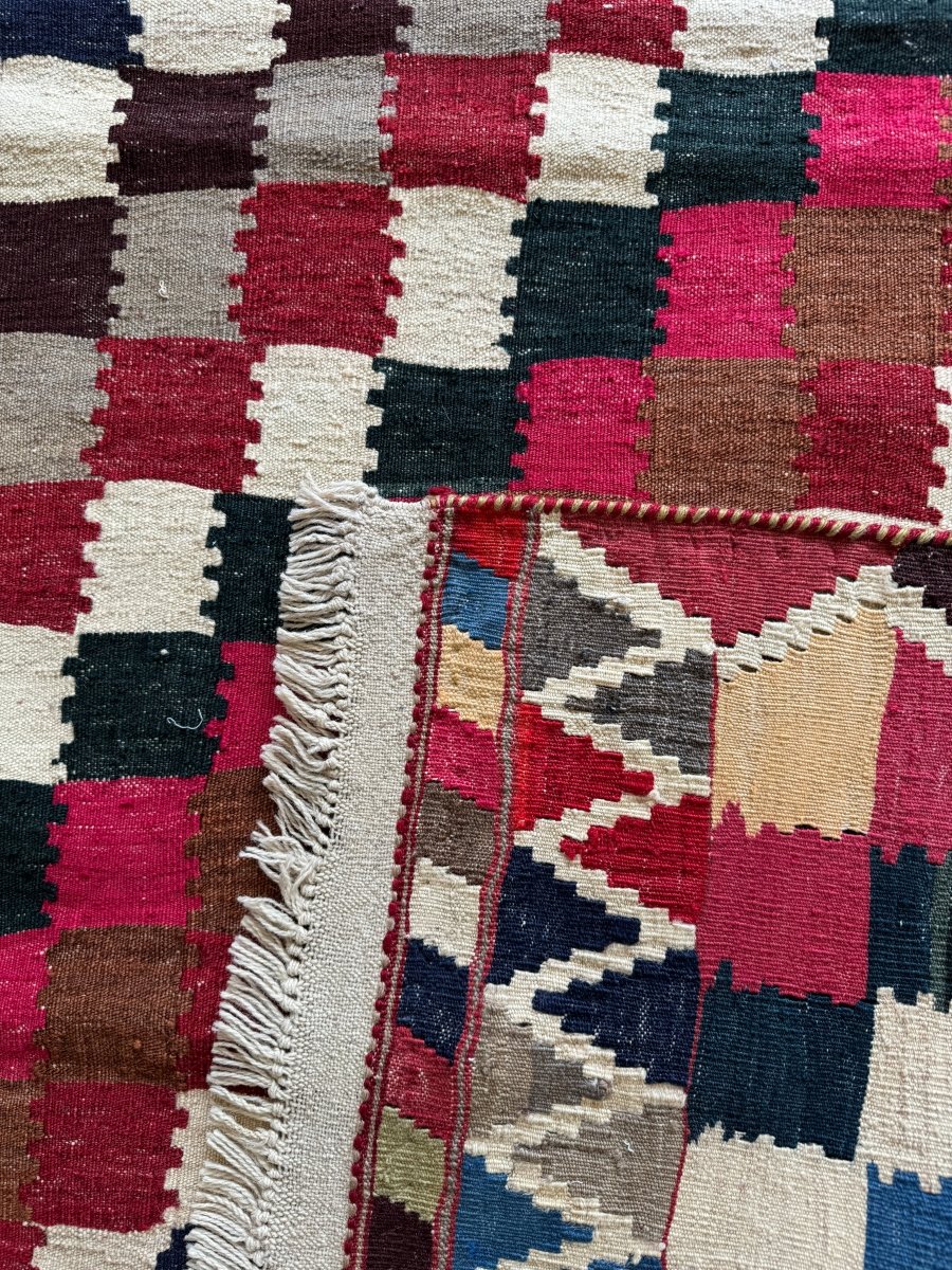 Persian Qashqai Kilim Rug | 3' 3" x 6' 3" - Rug the Rock