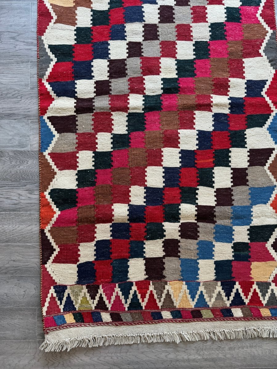 Persian Qashqai Kilim Rug | 3' 3" x 6' 3" - Rug the Rock