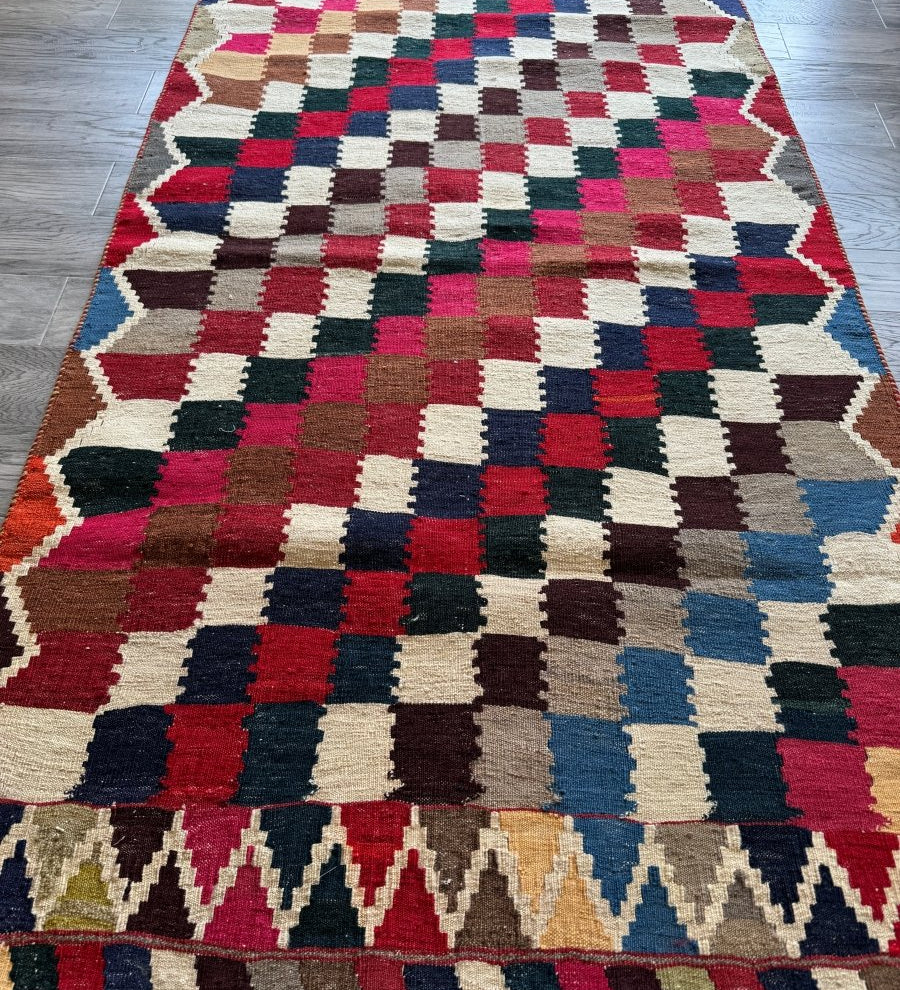 Persian Qashqai Kilim Rug | 3' 3" x 6' 3" - Rug the Rock