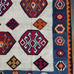 Persian Qashqai Kilim Rug | 4' 11" x 7' 8" - Rug the Rock