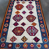 Persian Qashqai Kilim Rug | 4' 11" x 7' 8" - Rug the Rock