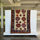 Persian Qashqai Kilim Rug | 4' 11" x 7' 8" - Rug the Rock