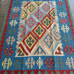 Persian Qashqai Kilim Rug | 5' 2" x 6' 8" - Rug the Rock