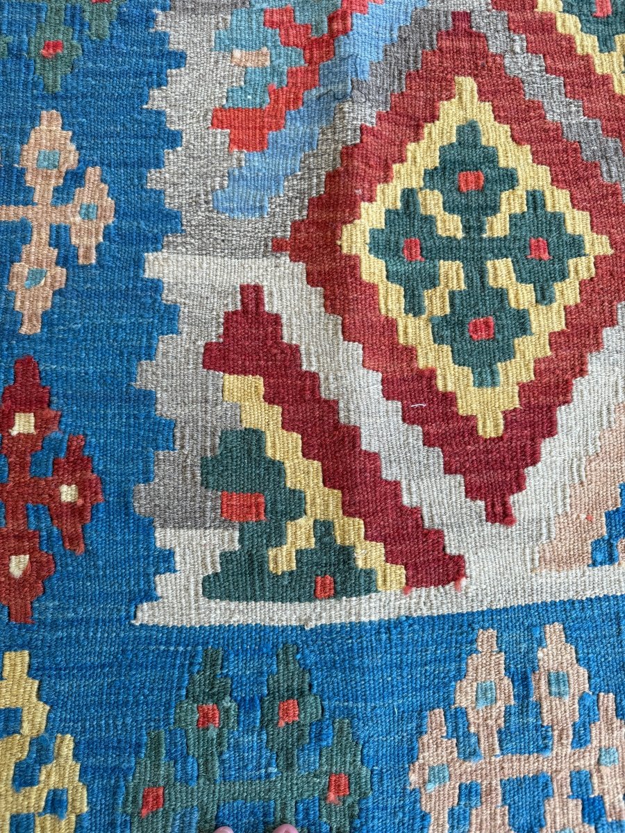 Persian Qashqai Kilim Rug | 5' 2" x 6' 8" - Rug the Rock