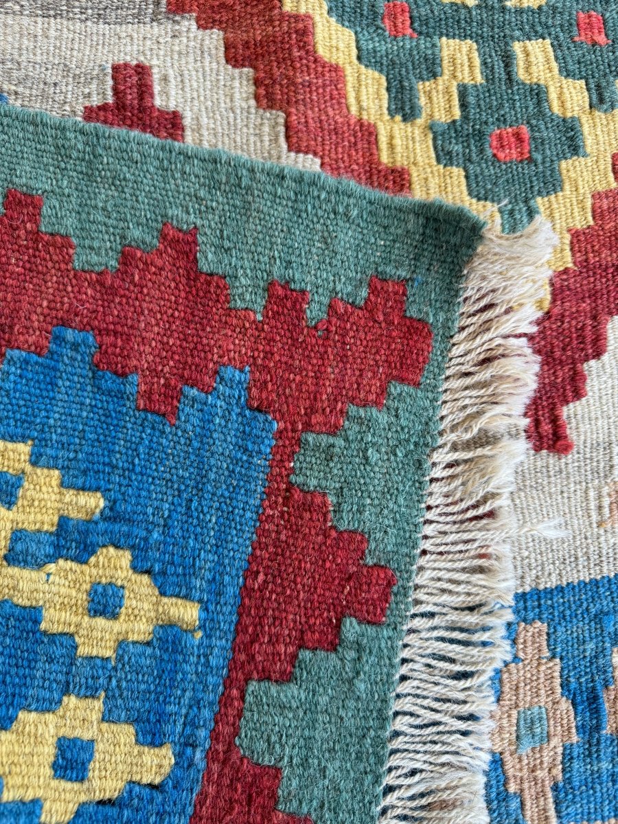 Persian Qashqai Kilim Rug | 5' 2" x 6' 8" - Rug the Rock