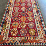 Persian Qashqai Kilim Rug | 5' 4" x 9' 2" - Rug the Rock