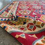 Persian Qashqai Kilim Rug | 5' 4" x 9' 2" - Rug the Rock