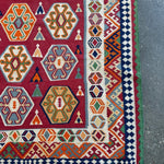 Persian Qashqai Kilim Rug | 5' 4" x 9' 2" - Rug the Rock