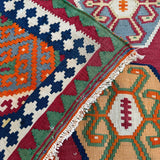 Persian Qashqai Kilim Rug | 5' 4" x 9' 2" - Rug the Rock