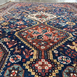 Persian Qashqai Rug | 4' x 5' 1" - Rug the Rock - 
