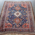 Persian Qashqai Rug | 4' x 5' 1" - Rug the Rock - 
