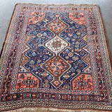 Persian Qashqai Rug | 4' x 5' 1" - Rug the Rock - 