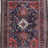 Persian Qashqai Rug | 4' x 5' 1" - Rug the Rock - 
