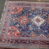 Persian Qashqai Rug | 4' x 5' 1" - Rug the Rock - 