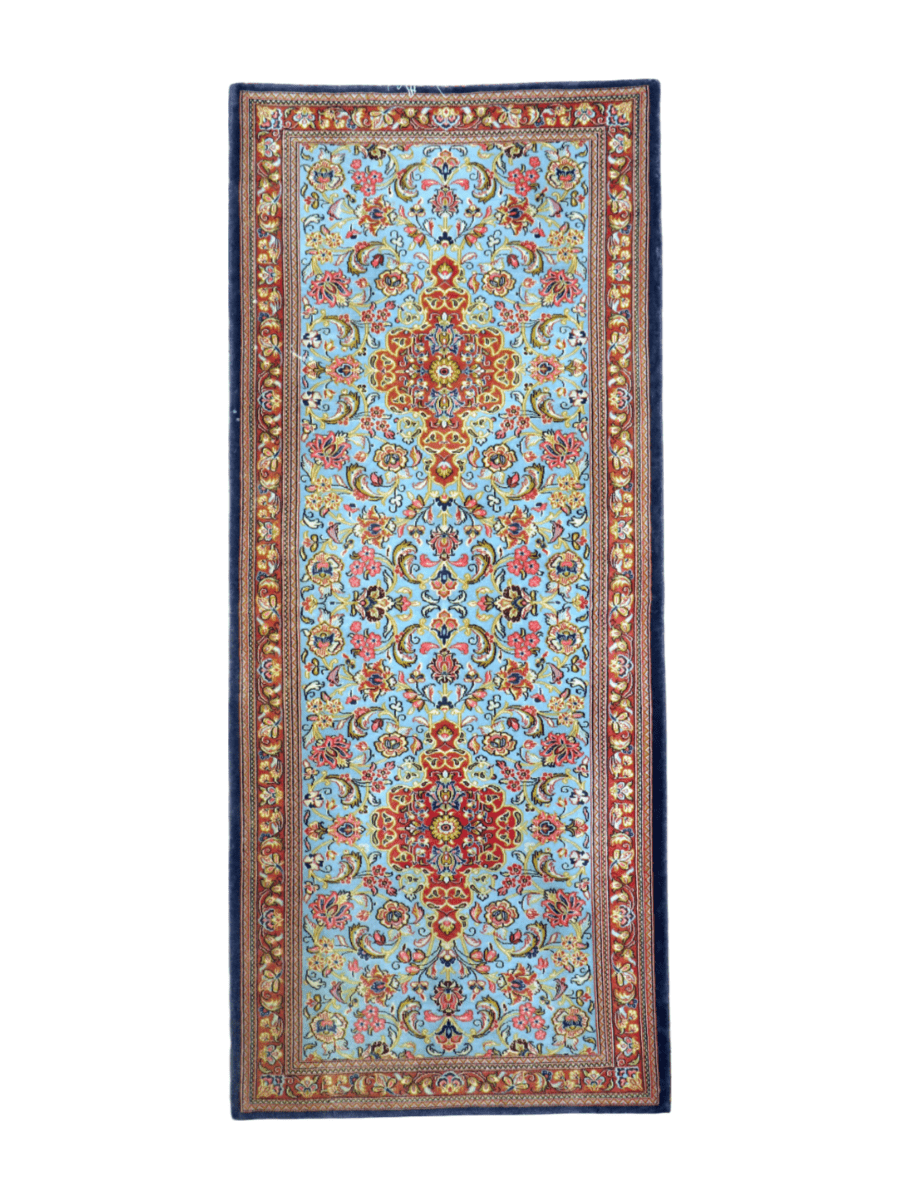 Persian Qom Kork Wool Runner | 2' 9" x 6' 5" - Rug the Rock - 