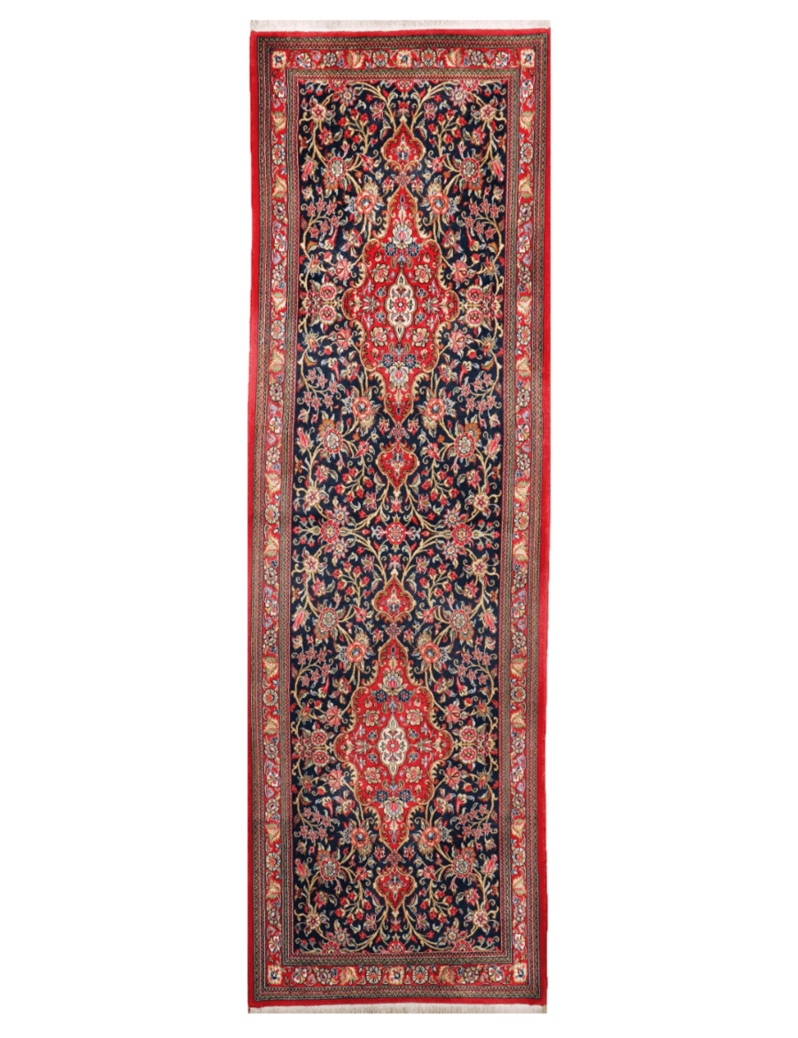 Persian Qom Kork Wool Runner | 2' 9" x 8' 6" - Rug the Rock - 