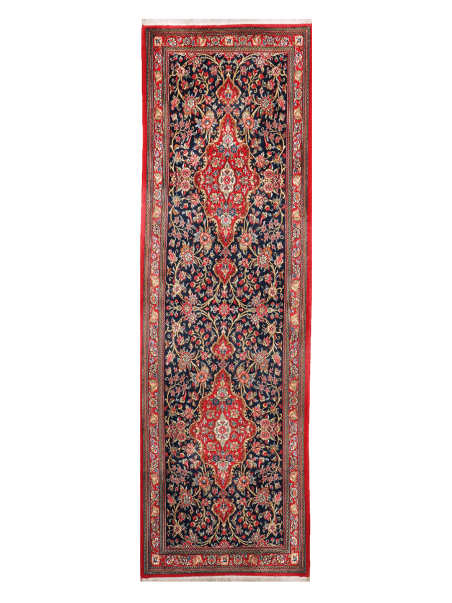 Persian Qom Kork Wool Runner | 2' 9" x 8' 6" - Rug the Rock - 