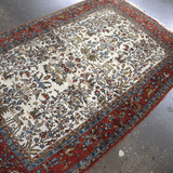 Persian Qom Rug | 4' 5" x 6' 11" - Rug the Rock - available