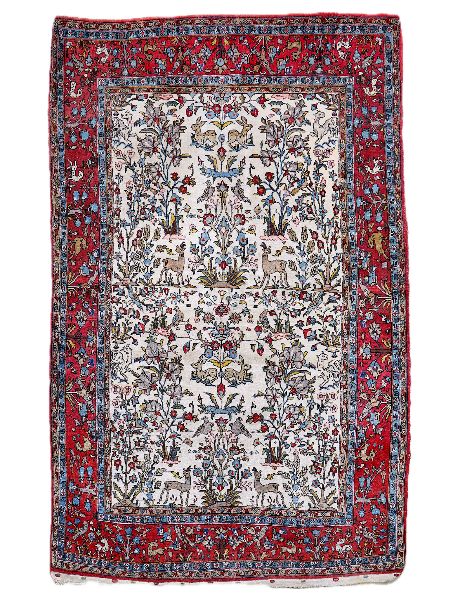 Persian Qom Rug | 4' 5" x 6' 11" - Rug the Rock - available