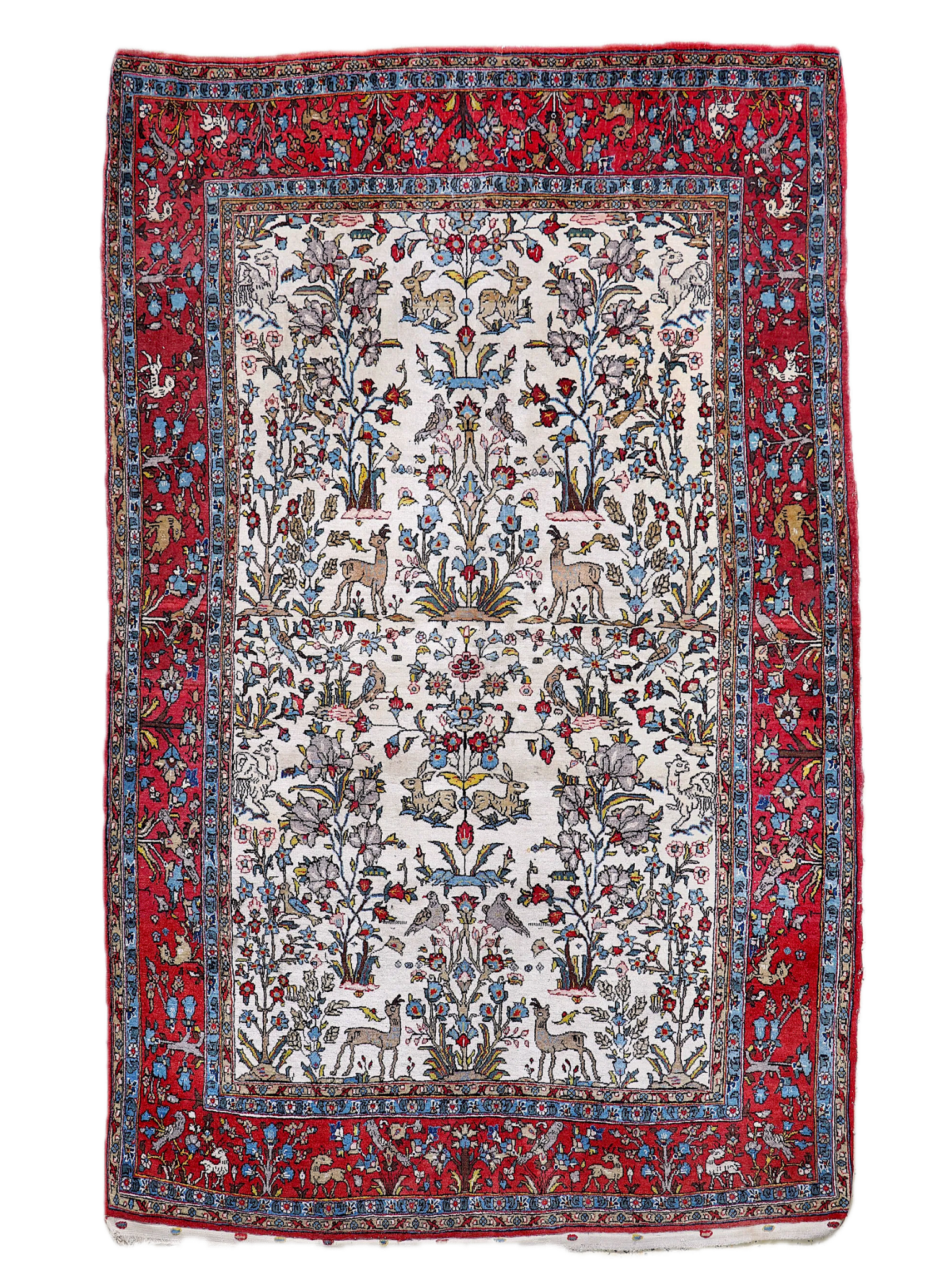 Persian Qom Rug | 4' 5" x 6' 11" - Rug the Rock - available