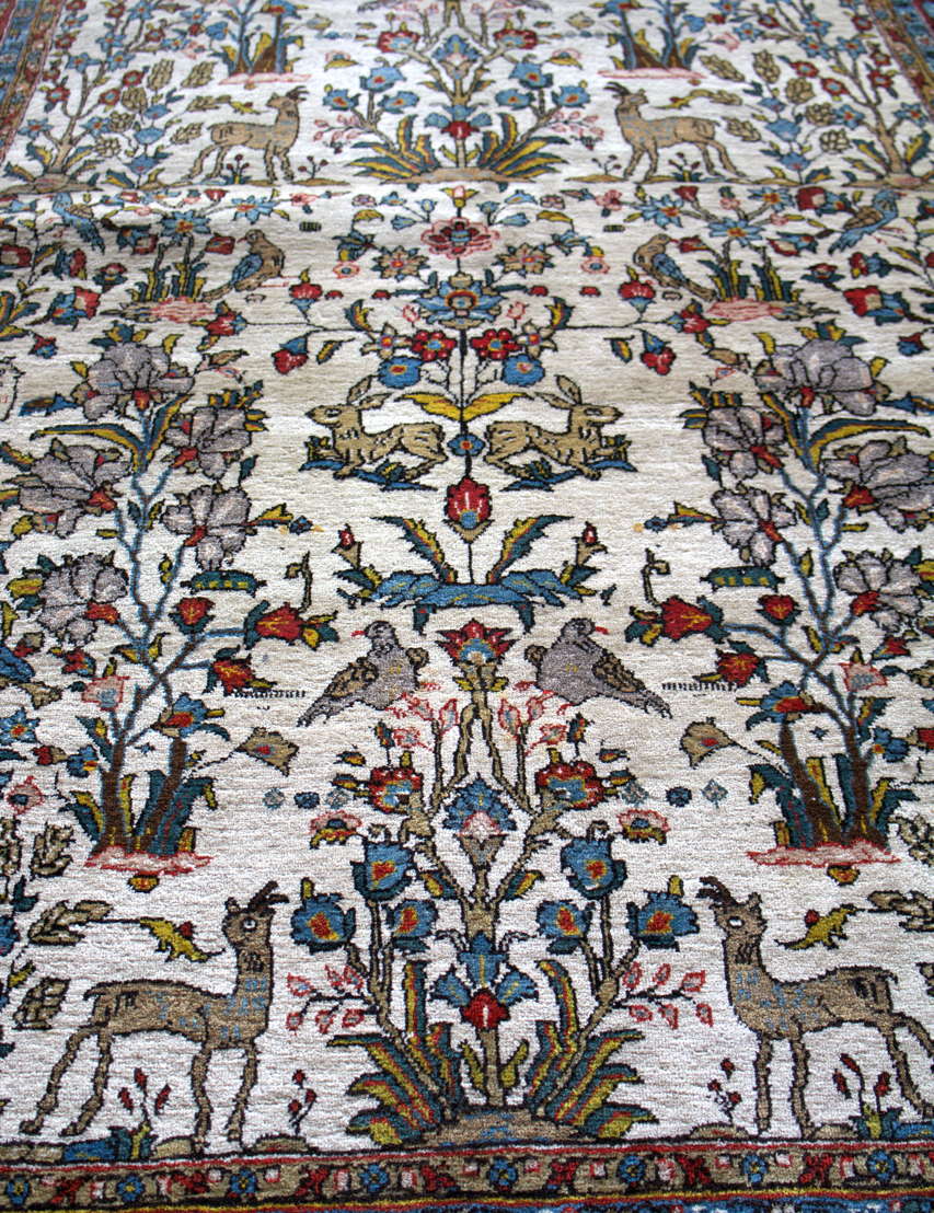 Persian Qom Rug | 4' 5" x 6' 11" - Rug the Rock - available