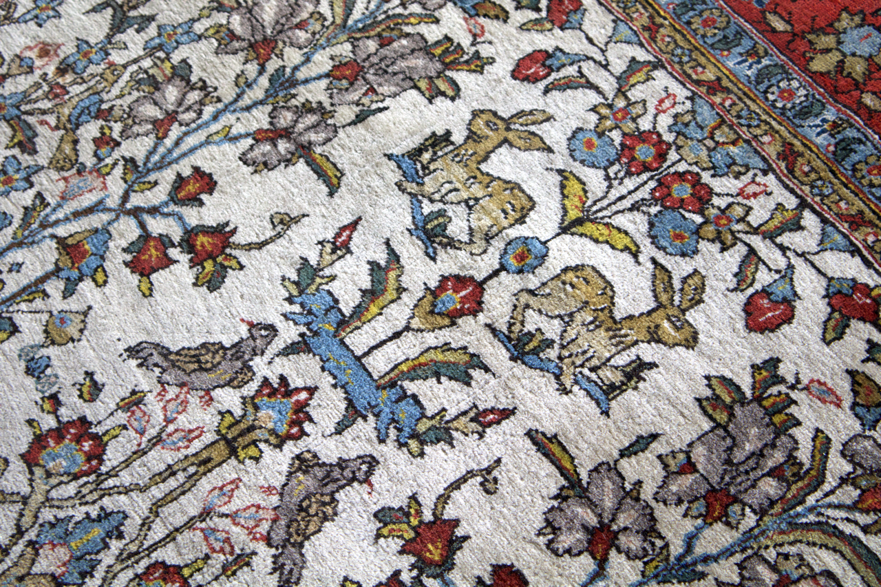 Persian Qom Rug | 4' 5" x 6' 11" - Rug the Rock - available