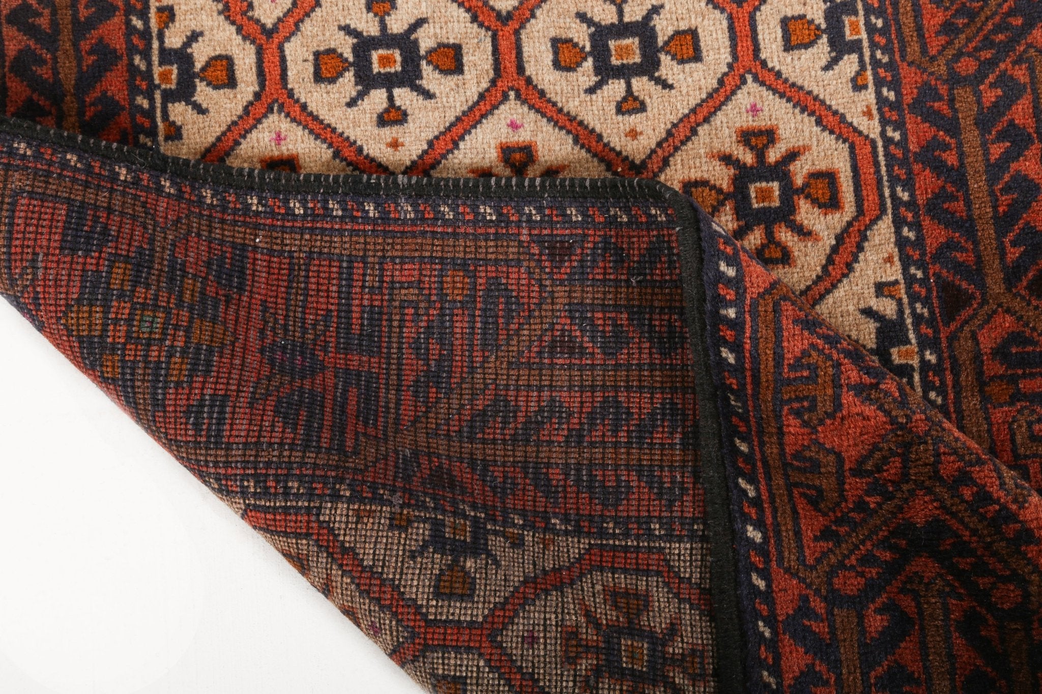 Persian Quchan Kurd Rug | 2' 10" x 6' 9" - Rug the Rock - 