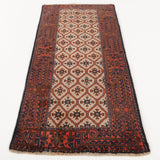Persian Quchan Kurd Rug | 2' 10" x 6' 9" - Rug the Rock - 