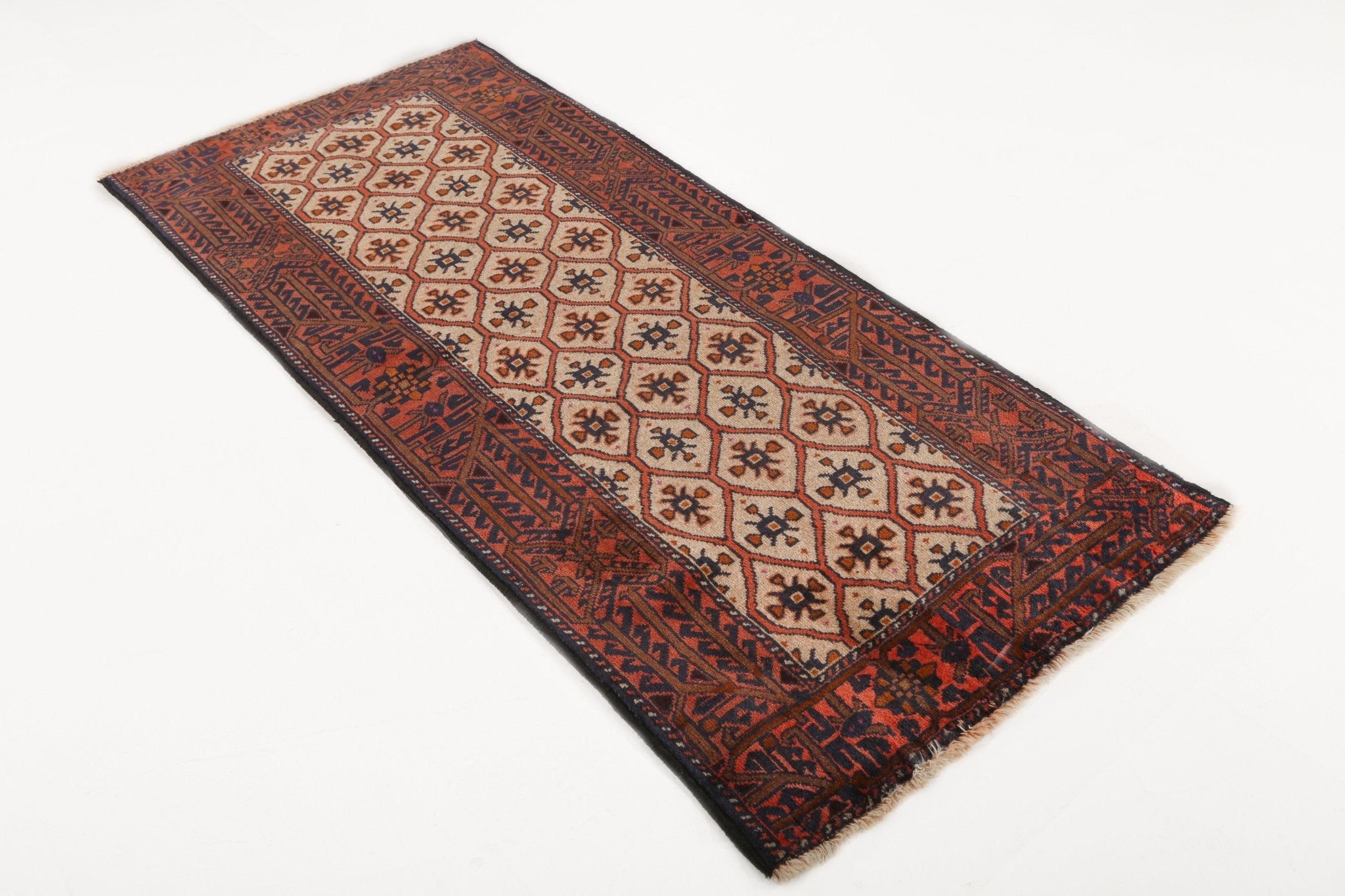 Persian Quchan Kurd Rug | 2' 10" x 6' 9" - Rug the Rock - 