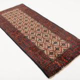 Persian Quchan Kurd Rug | 2' 10" x 6' 9" - Rug the Rock - 