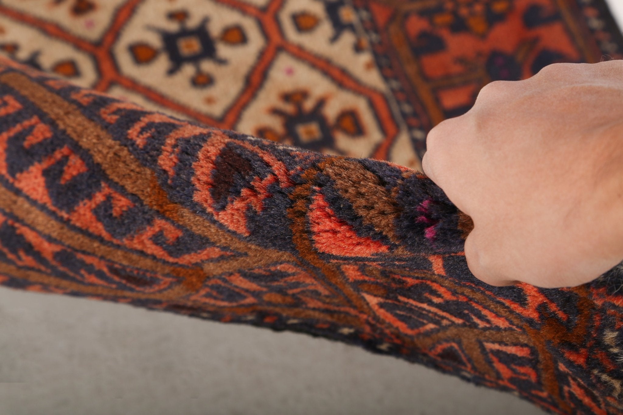 Persian Quchan Kurd Rug | 2' 10" x 6' 9" - Rug the Rock - 