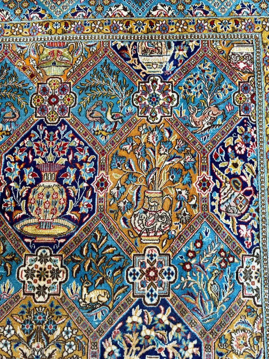 Persian Qum Rug | 7' 3" x 11' 2" - Rug the Rock