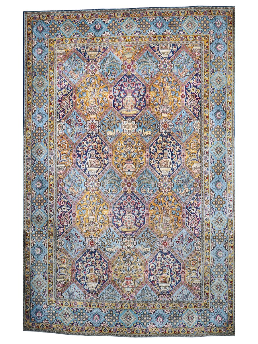 Persian Qum Rug | 7' 3" x 11' 2" - Rug the Rock - 7 x 108 x 108 x 12