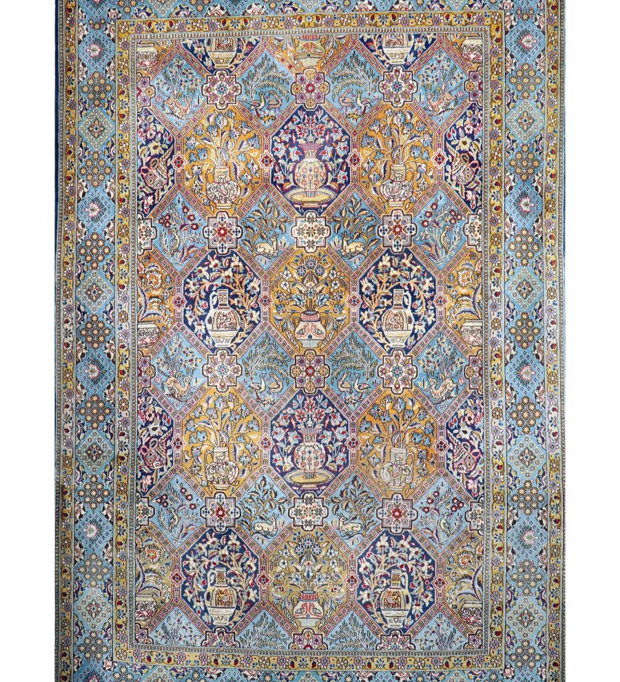 Persian Qum Rug | 7' 3" x 11' 2" - Rug the Rock - 7 x 108 x 108 x 12