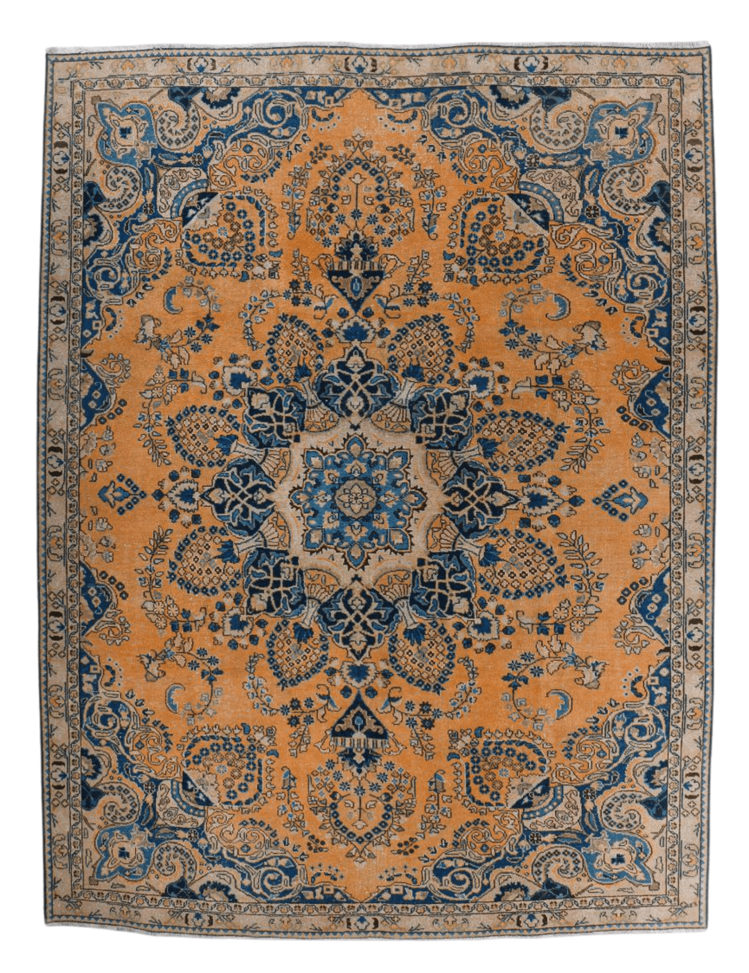 Persian Sabzevar Rug | 7' 3” x 10' 2" - Rug the Rock - 