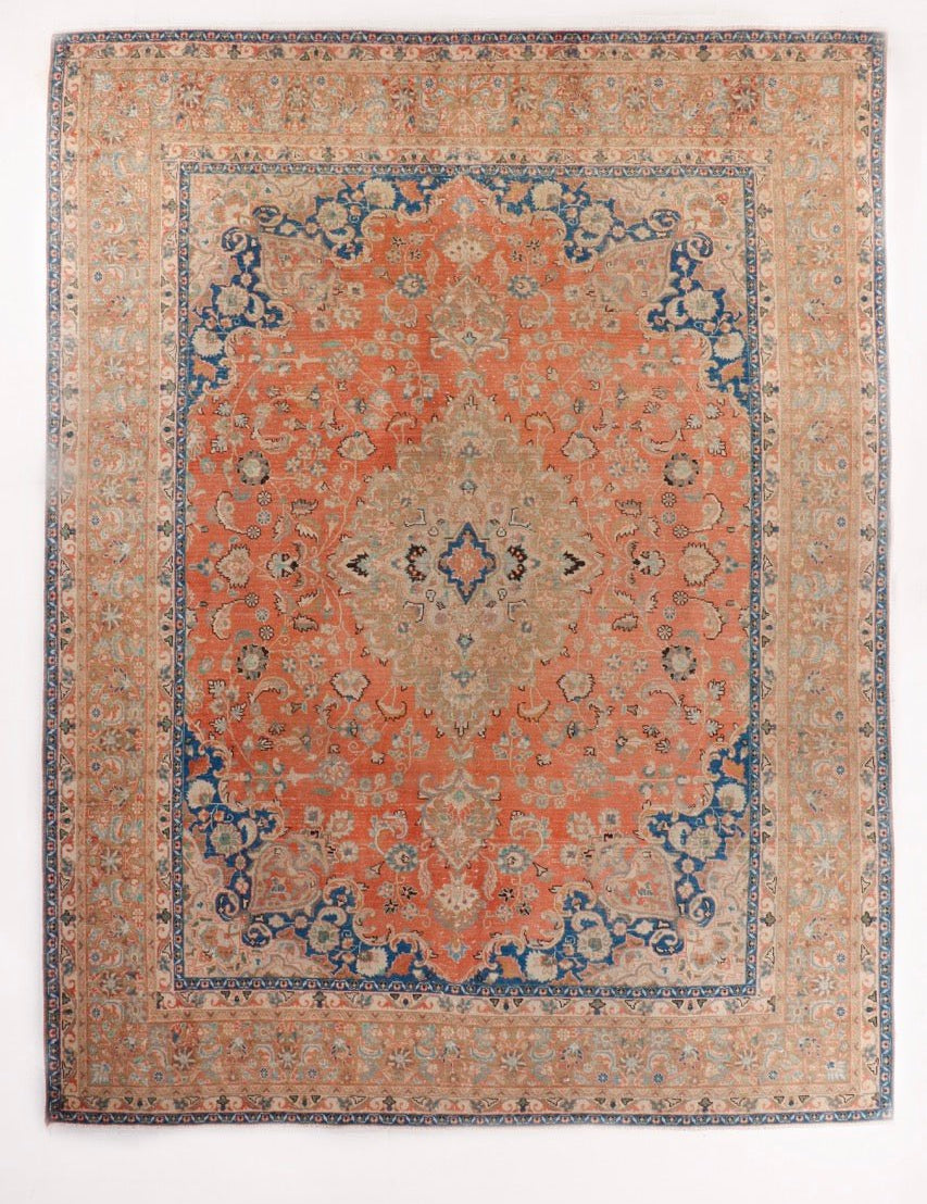 Persian Sabzevar Rug | 9' 5" x 12' 4" - Rug the Rock - 