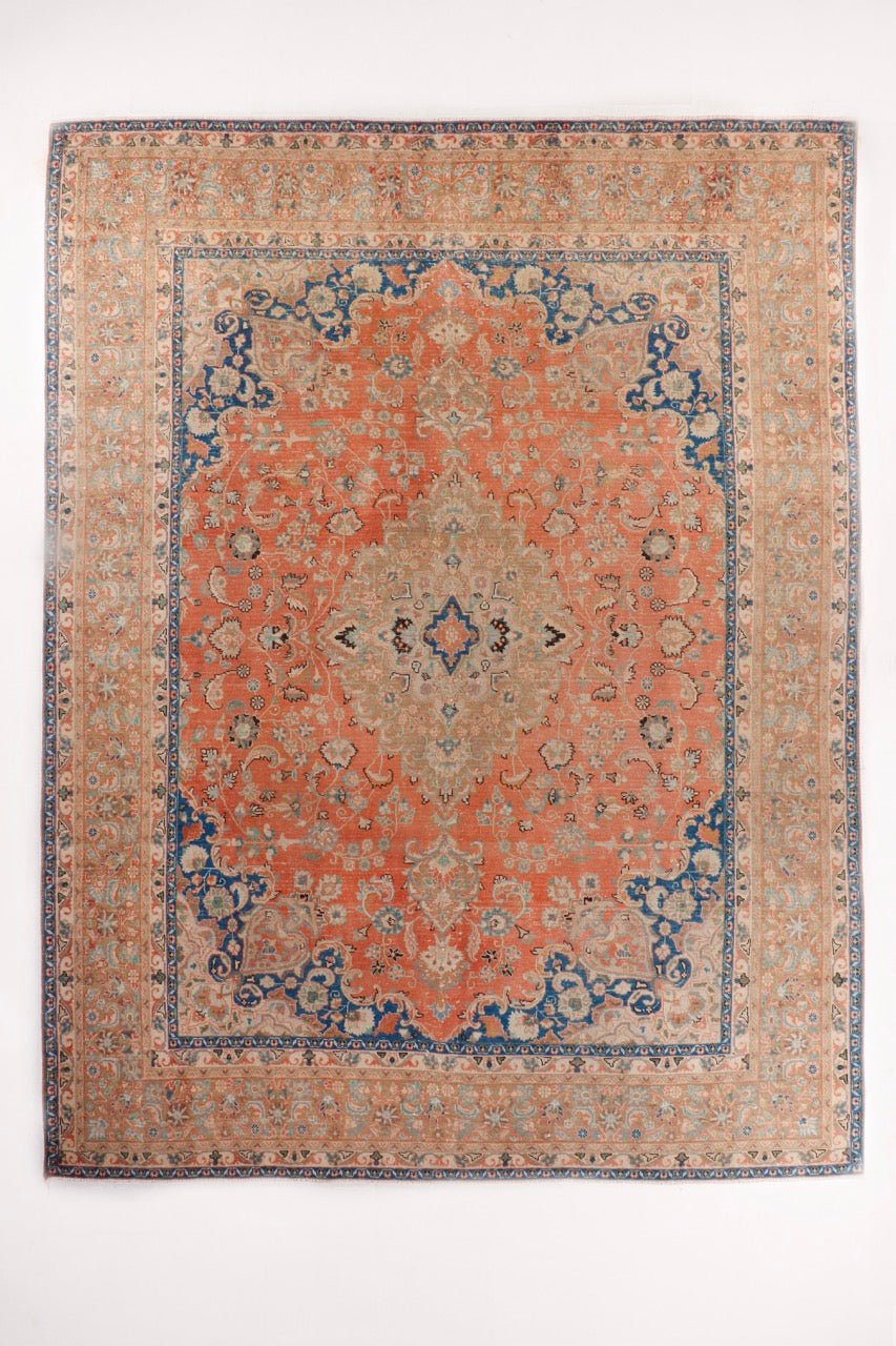 Persian Sabzevar Rug | 9' 5" x 12' 4" - Rug the Rock - 