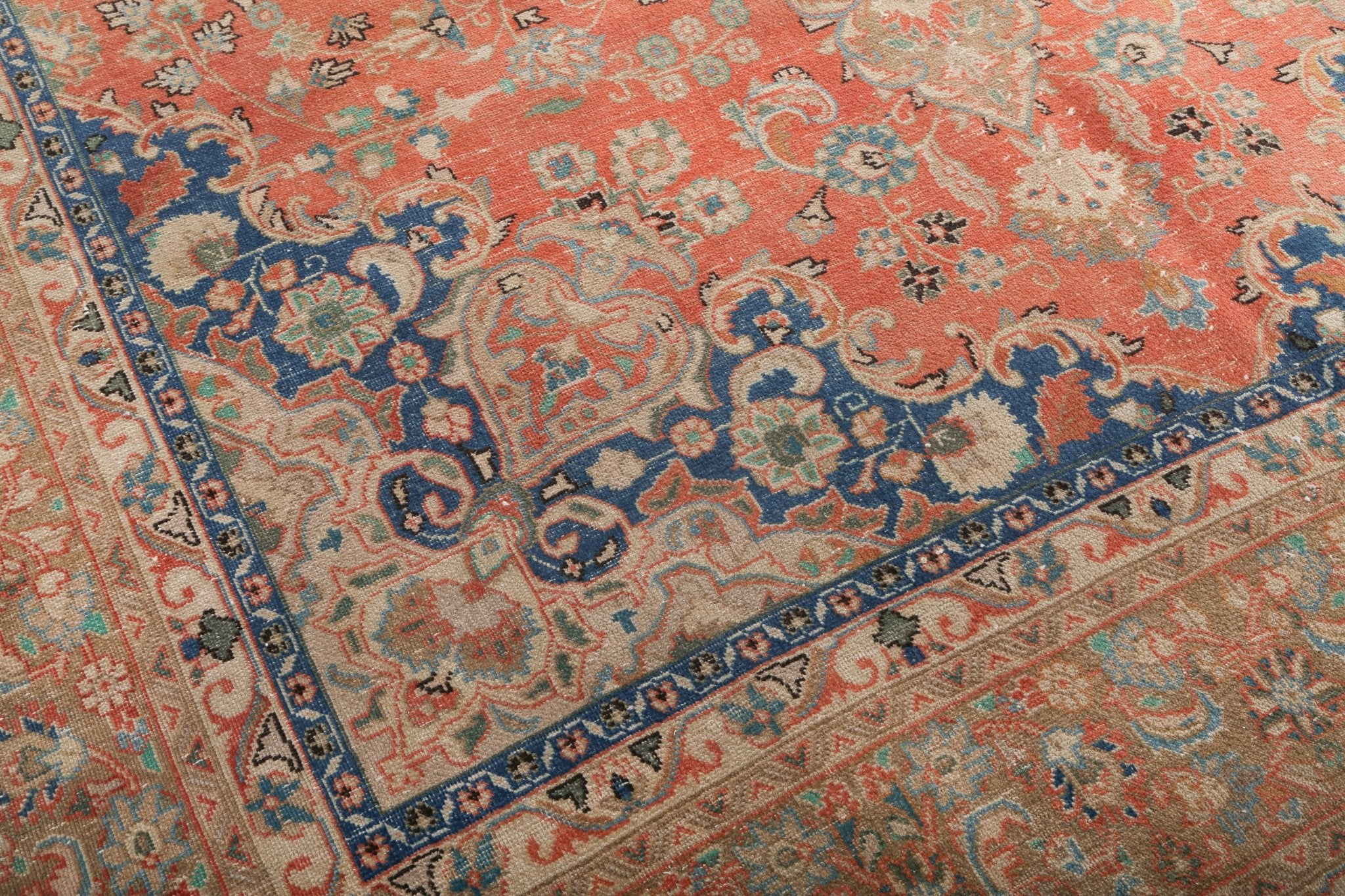 Persian Sabzevar Rug | 9' 5" x 12' 4" - Rug the Rock - 