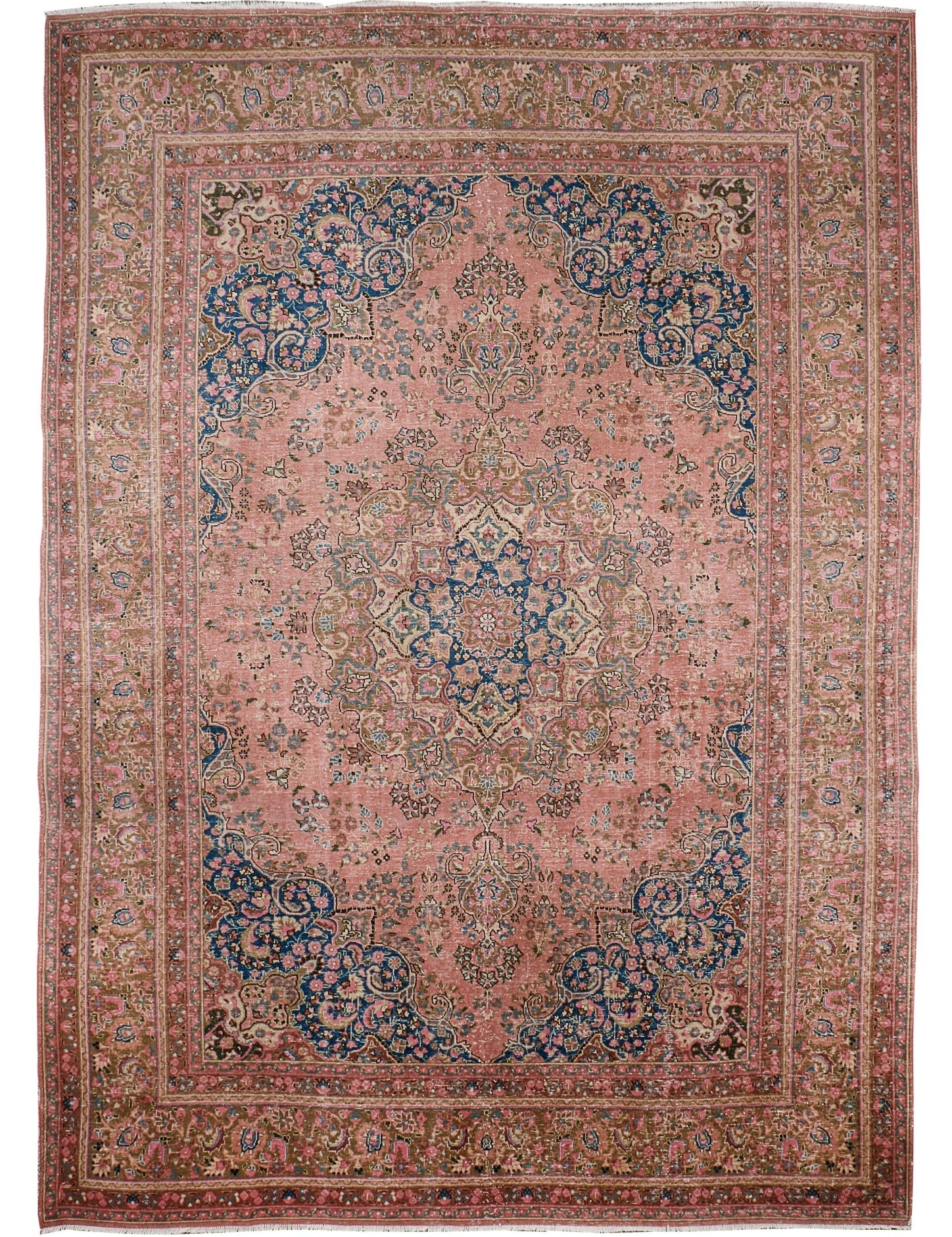 Persian Sabzevar Rug | 9' 6" x 12' 11" - Rug the Rock - 