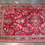 Persian Sarouk Rug | 2' 7" x 4' 5" - Rug the Rock - available