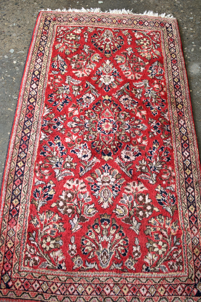Persian Sarouk Rug | 2' 7" x 4' 5" - Rug the Rock - available