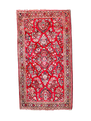 Persian Sarouk Rug | 2' 7" x 4' 5"
