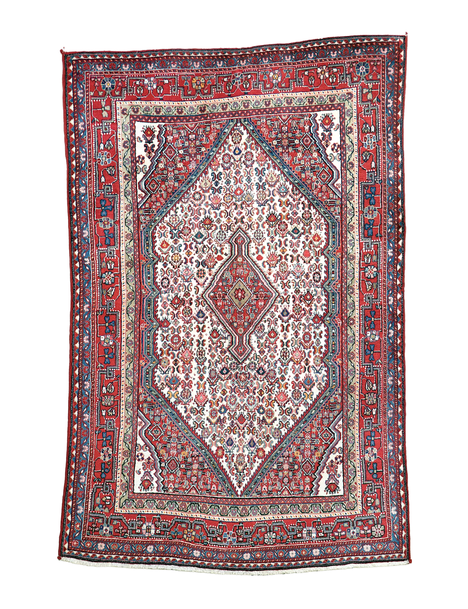 Persian Sarouk Rug | 4' 2" x 6' 5" - Rug the Rock - available